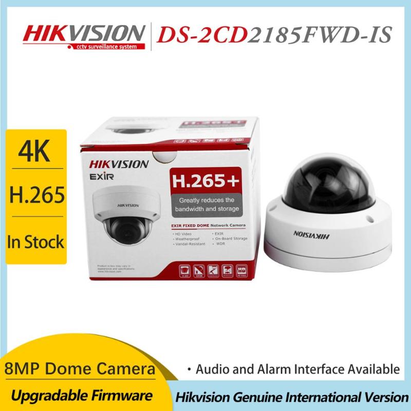 Hikvision English Version DS-2CD2185FWD-IS 8MP 4K Network Dome Camera IP EZVIZ CCTV Camera H.265 SD Card Slot Audio I/O 30m IR
Hikvision English Version DS-2CD2185FWD-IS 8MP 4K Network Dome Camera IP EZVIZ CCTV Camera H.265 SD Card Slot Audio I/O 30m IR