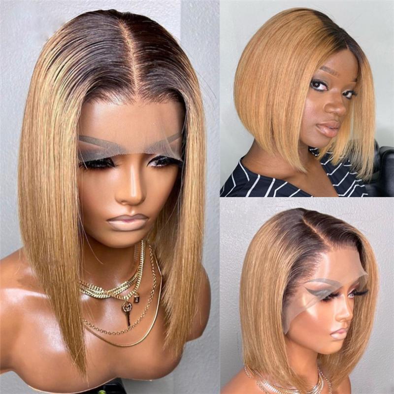 Honey Blonde Lace Front Human Hair Wigs 5*5 PU Silk Base Wig Ombre Short Bob Brazilian Remy Hair Lace Wigs Bleached Knots, U part wig
Honey Blonde Lace Front Human Hair Wigs 5*5 PU Silk Base Wig Ombre Short Bob Brazilian Remy Hair Lace Wigs Bleached Knots, U part wig