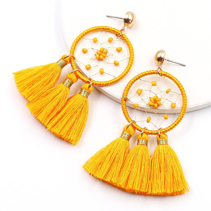 Ethnic Lace fringe Dangle Earrings Hanging for Women Vintage Tassel Earrings Jewelry Fashion Women's Round girl gift
Ethnic Lace fringe Dangle Earrings Hanging for Women Vintage Tassel Earrings Jewelry Fashion Women's Round girl gift