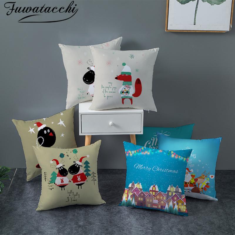 Fuwatacchi Cushion Cover Christmas Decoration Living Room Pillow Cover Pillowcase Deer Xmas Elk Cushion Covers Home Decor Gifts, Pc11910
Fuwatacchi Cushion Cover Christmas Decoration Living Room Pillow Cover Pillowcase Deer Xmas Elk Cushion Covers Home Decor Gifts, Pc11910