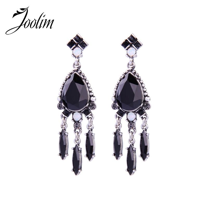 Joolim Statement Chandelier Earring Retro Dripping Earring Black & Colorful Drop Jewelry Wholesale & Drop Shipping, Silver
Joolim Statement Chandelier Earring Retro Dripping Earring Black & Colorful Drop Jewelry Wholesale & Drop Shipping, Silver
