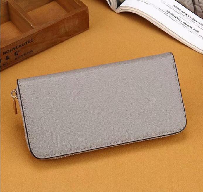 2020 free shipping Wholesale lady long wallet multicolor coin purse Card holder original women classic zipper pocke A12