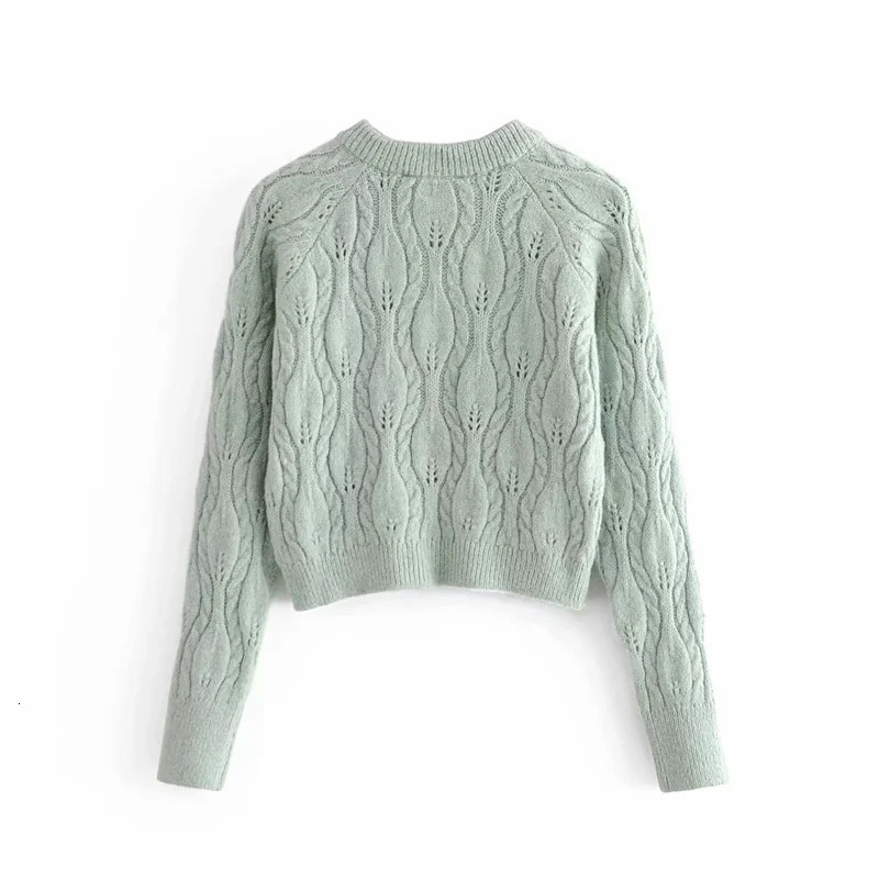 New Green Cable Knitted Cropped Women Winter 2021 Fashion Long Sleeve Button-down Cardigan Korean Sweater 8qdr
New Green Cable Knitted Cropped Women Winter 2021 Fashion Long Sleeve Button-down Cardigan Korean Sweater 8qdr