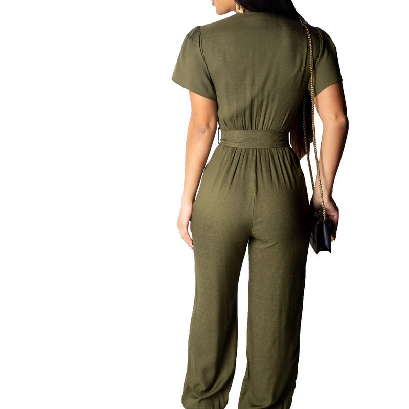 Women's Plus Size Romper Jumpsuits - Elegant Summer Overalls For Ladies, Comfortable Bodycon One-Piece Outfits B4