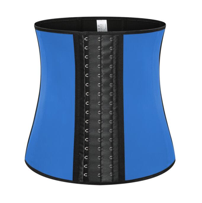 Latex Waist Trainer Corset Body Shaper Slimming Belt Three Layers 9 Steel Bones Shapewear For Women Beauty Waist Trimmer Girdle