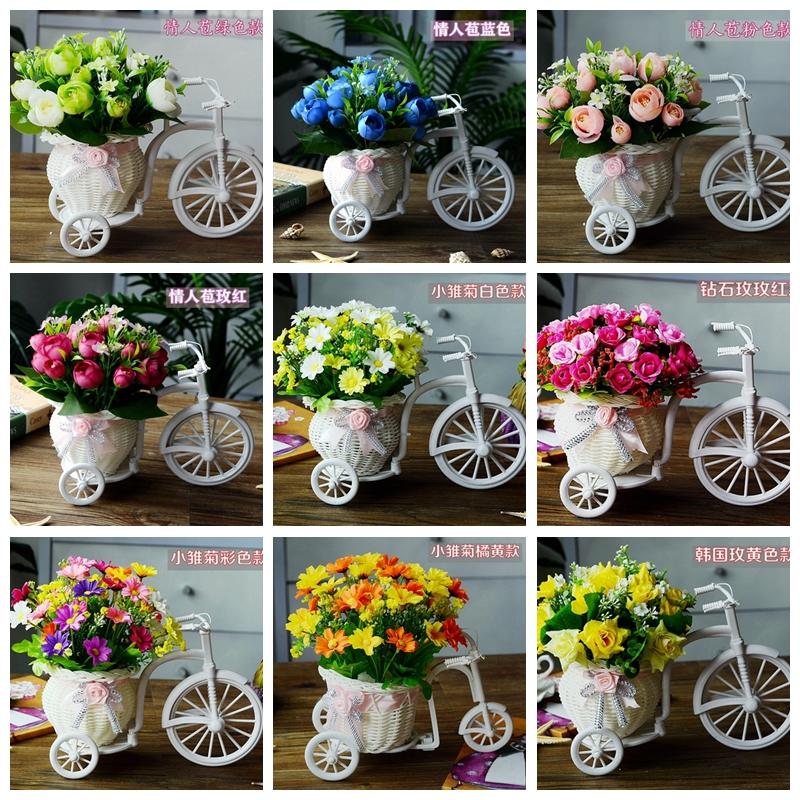 1 pc/lot Simulation Flowers Silk Rose Flower and Bike Basket Simulation Flowers Suit for DIY Home Wedding Party for Decoration, 1 set
1 pc/lot Simulation Flowers Silk Rose Flower and Bike Basket Simulation Flowers Suit for DIY Home Wedding Party for Decoration, 1 set