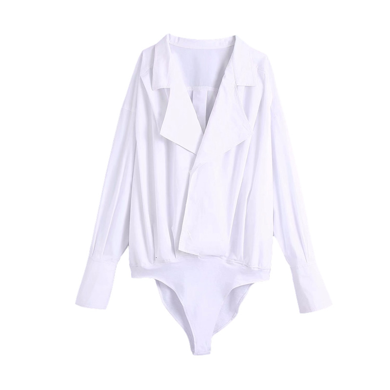 2021 New Elegant Women Solid White Loose Bodysuits Fashion Ladies Cross Rompers Streetwear Female Chic Turn Down Collar Bodysuit T569
2021 New Elegant Women Solid White Loose Bodysuits Fashion Ladies Cross Rompers Streetwear Female Chic Turn Down Collar Bodysuit T569