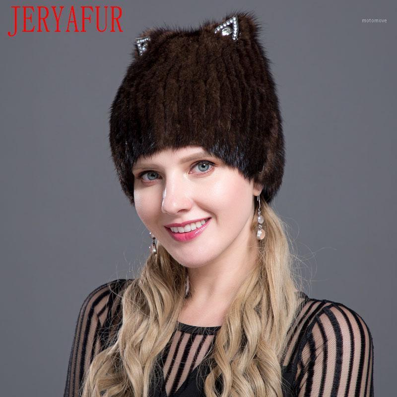 JERYAFUR 2020 Russische mode nerz fuchs pelz hut mode jugend winter frauen katze ohren stil nette nerz pelz kappe ski mütze1, Color1
JERYAFUR 2020 Russische mode nerz fuchs pelz hut mode jugend winter frauen katze ohren stil nette nerz pelz kappe ski mütze1, Color1