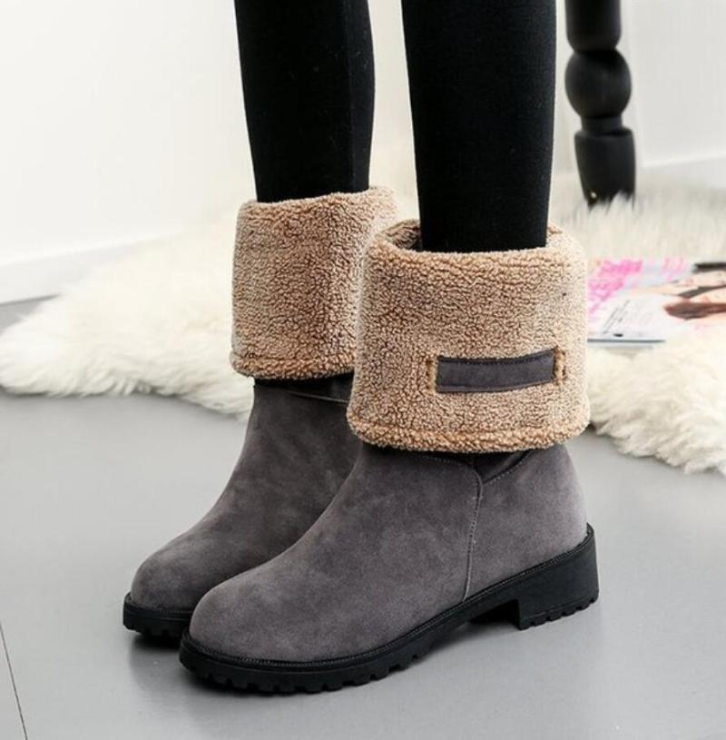 Women Shoes 2020 Winter Warm Female Boots Suede Booties British Retro Trend Naked Snow Botas De Mujer, Black
Women Shoes 2020 Winter Warm Female Boots Suede Booties British Retro Trend Naked Snow Botas De Mujer, Black