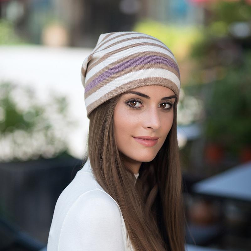 New Ladies Striped Knit Wool Beanies Hat Color Stitching Winter Woman's Hat Warm Skullies Thicken Hedging Cap Soft Female Bone, 02
New Ladies Striped Knit Wool Beanies Hat Color Stitching Winter Woman's Hat Warm Skullies Thicken Hedging Cap Soft Female Bone, 02