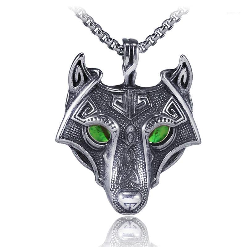 European and American hip hop Halloween green eye wolf head pendant Fashion rock tide male stainless steel necklace 9-X000411
European and American hip hop Halloween green eye wolf head pendant Fashion rock tide male stainless steel necklace 9-X000411