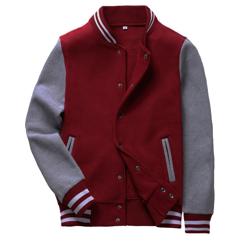 New Men Baseball Jacket Bomber Jacket Coat Men Sweaters Stand Collar Fashion Rib Sleeve Bottom Jackets T200319