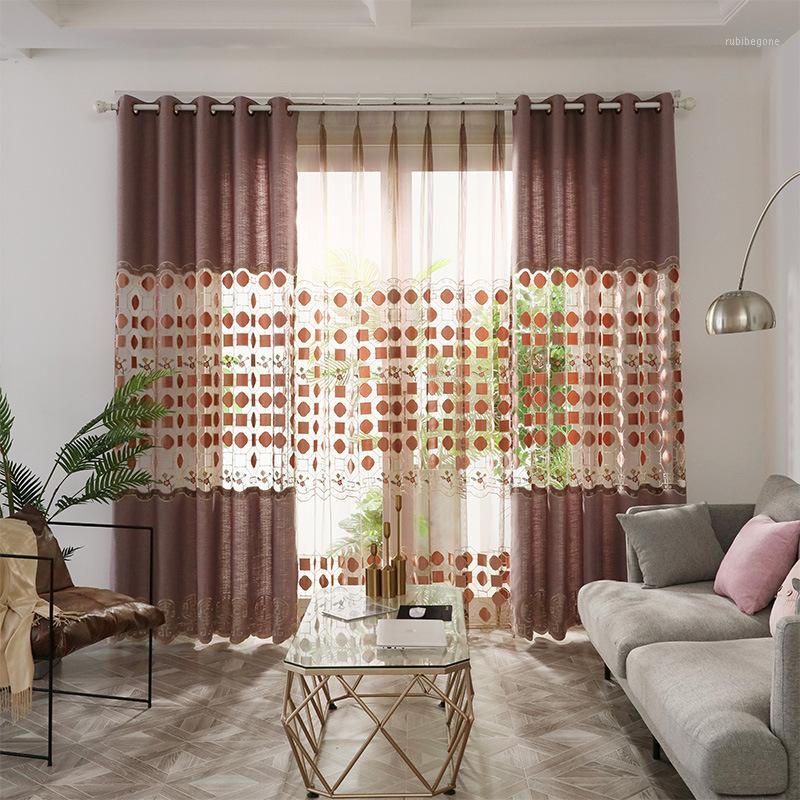 New Chinese-style High-end Nordic Light Embroidery Curtains for Living Dining Room Bedroom.1, Tulle
New Chinese-style High-end Nordic Light Embroidery Curtains for Living Dining Room Bedroom.1, Tulle