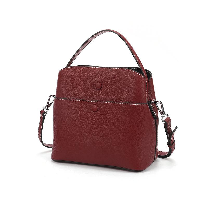 Genuine Leather Handbag Women Bucket Bags Female Shoulder Bag Large Capacity Woman Crossbody Bag, Black
Genuine Leather Handbag Women Bucket Bags Female Shoulder Bag Large Capacity Woman Crossbody Bag, Black