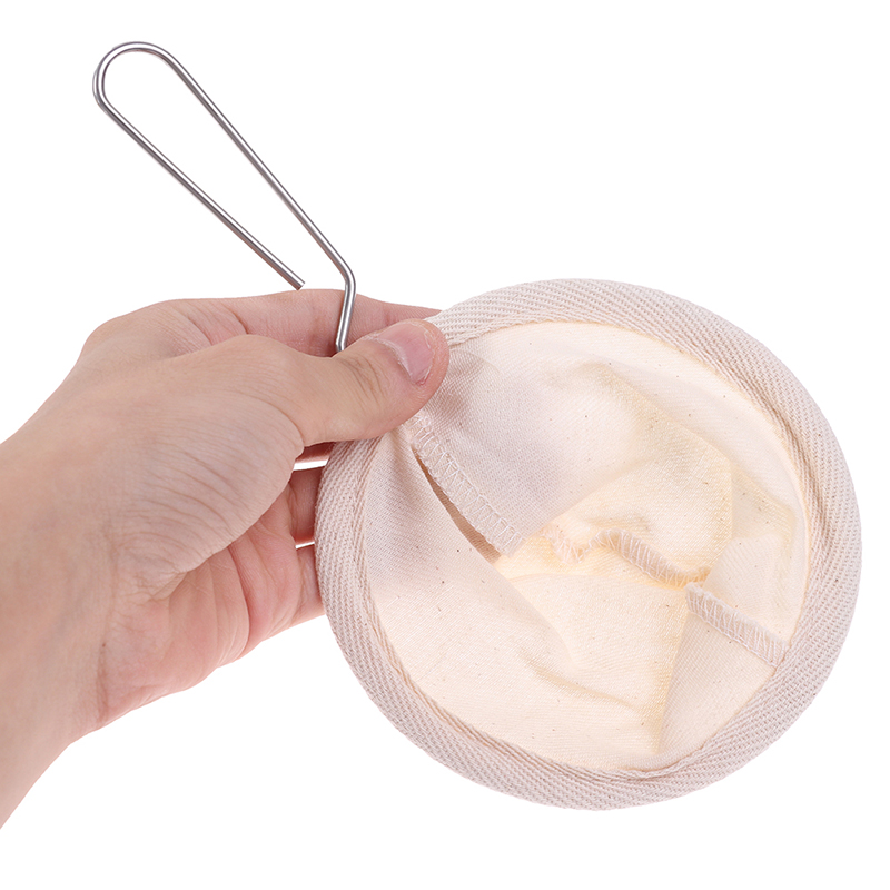 Reusable Coffee Filter Bag Stainless Steel Handle Flannel Cloth Strainer Dropping Pot Mesh Coffee Tools Filter
Reusable Coffee Filter Bag Stainless Steel Handle Flannel Cloth Strainer Dropping Pot Mesh Coffee Tools Filter
