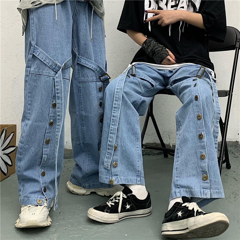 Dunayskiy 2021 New Summer Casual Jeans Woman Long Trousers Cowboy Female Loose Streetwear High Street Button Bandage, Blue
Dunayskiy 2021 New Summer Casual Jeans Woman Long Trousers Cowboy Female Loose Streetwear High Street Button Bandage, Blue