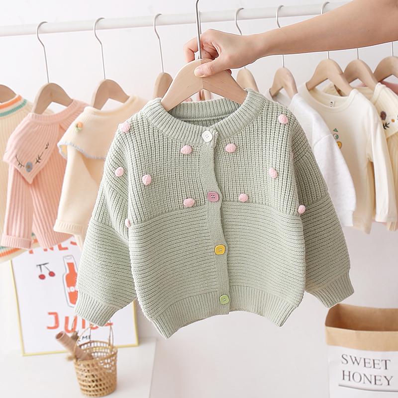 Cathery Toddler Girls Knitting Cardigan Tops Long-Sleeve Round Neck Cute Plush Balls Warm Autumn Winter Clothes
Cathery Toddler Girls Knitting Cardigan Tops Long-Sleeve Round Neck Cute Plush Balls Warm Autumn Winter Clothes