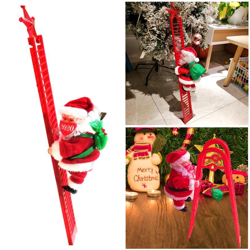 With Music Living Room Christmas Battery Powered Party Electric Climbing Ladder Santa Up Down Desktop Gift Home Decor Plush Doll
With Music Living Room Christmas Battery Powered Party Electric Climbing Ladder Santa Up Down Desktop Gift Home Decor Plush Doll