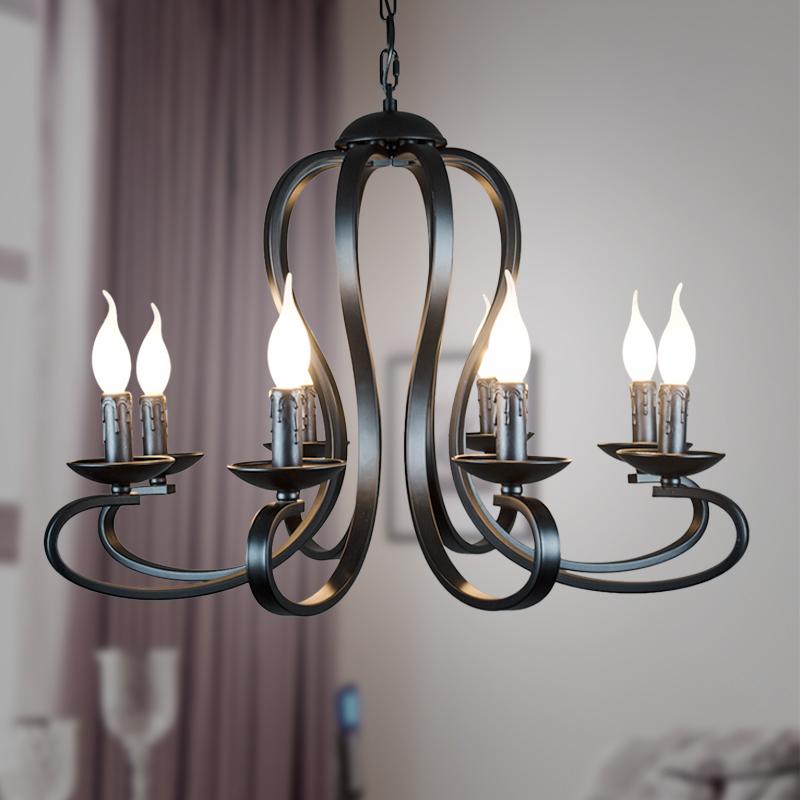 wrought Iron Chandelier lighting Nordic American coutry Modern candle style Fixtures Vintage white/black Home Lighting E14
wrought Iron Chandelier lighting Nordic American coutry Modern candle style Fixtures Vintage white/black Home Lighting E14