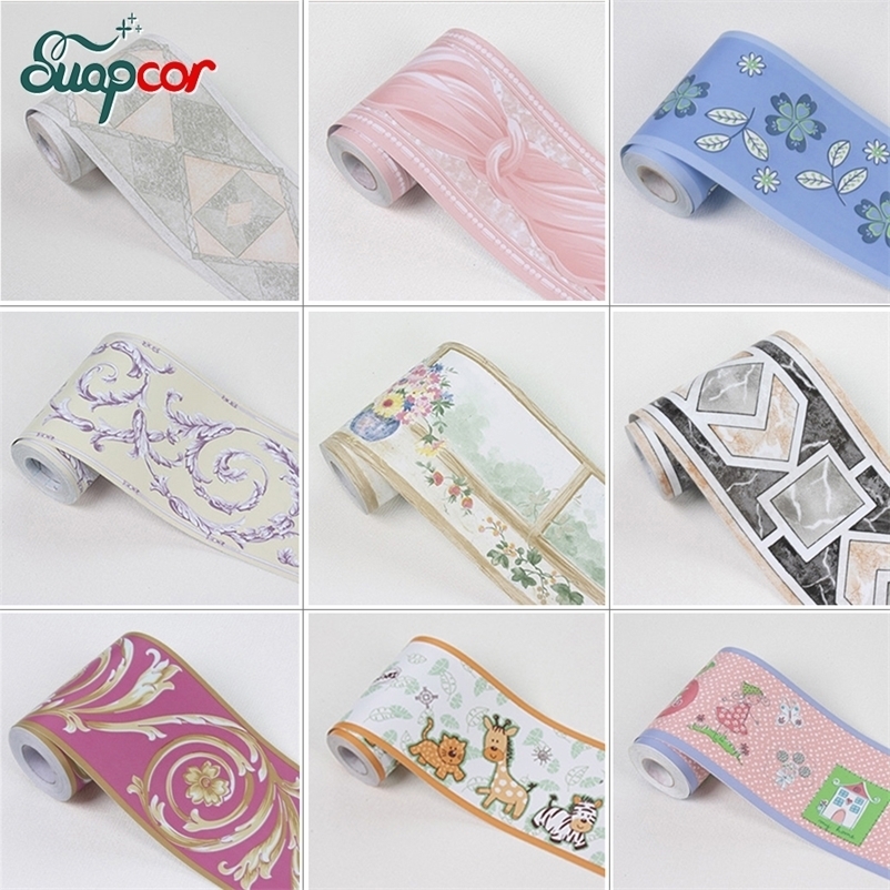 0.1*10m Waterproof Home Decor PVC Stickers Waistline Wall Sticker For Bathroom Kitchen Kids Room Self Adhesive Wallpaper Borders 201201
0.1*10m Waterproof Home Decor PVC Stickers Waistline Wall Sticker For Bathroom Kitchen Kids Room Self Adhesive Wallpaper Borders 201201