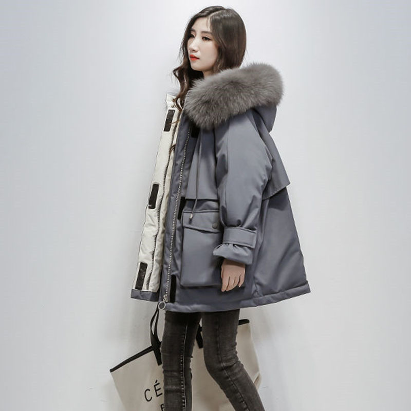 2021 New Winter Down Cotton Coat Korean Loose Wadded Jacket Hooded Fur Coller Warm Long Tooling Outwear Thick Women Parke Y615 1y25, Black
2021 New Winter Down Cotton Coat Korean Loose Wadded Jacket Hooded Fur Coller Warm Long Tooling Outwear Thick Women Parke Y615 1y25, Black