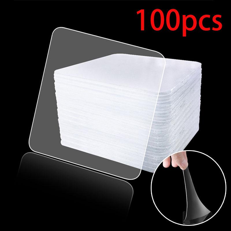 100pcs Double Sided Tape Nano Magic Tape Transparent No Trace Acrylic Reusable Waterproof Adhesive 6x6 cm Hot Sale
100pcs Double Sided Tape Nano Magic Tape Transparent No Trace Acrylic Reusable Waterproof Adhesive 6x6 cm Hot Sale