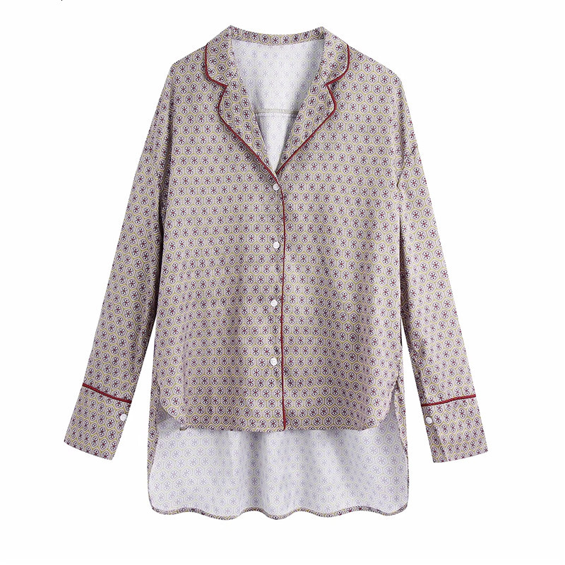 2021 New Autumn Vintage Printed Button Up Shirt Women Collared Long Sleeve Top Woman Fashion Sleepwear Style Loose Casual Blouse 5ig7, Print
2021 New Autumn Vintage Printed Button Up Shirt Women Collared Long Sleeve Top Woman Fashion Sleepwear Style Loose Casual Blouse 5ig7, Print