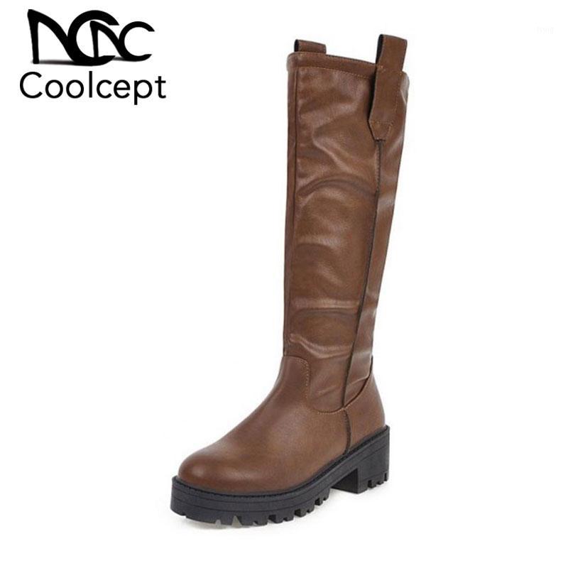 CoolCept Size 34-46 Women Thick Bottom Winter Warm Motorcycle Boots Round Toe Classics Knee High Boots Leisure Daily Shoes Woman1, Black
CoolCept Size 34-46 Women Thick Bottom Winter Warm Motorcycle Boots Round Toe Classics Knee High Boots Leisure Daily Shoes Woman1, Black