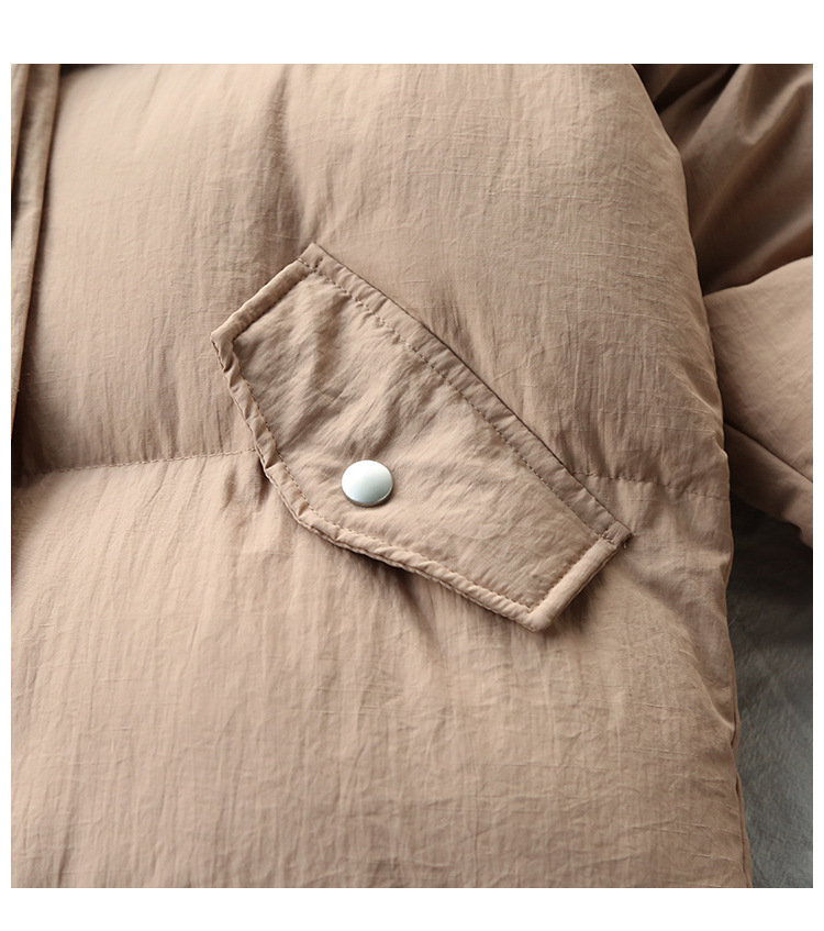 New Winter Jacket Long Padded Over-the-Knee Women Korean-Style Loose Down Cotton Coat Cotton-Padded Clothes 201029