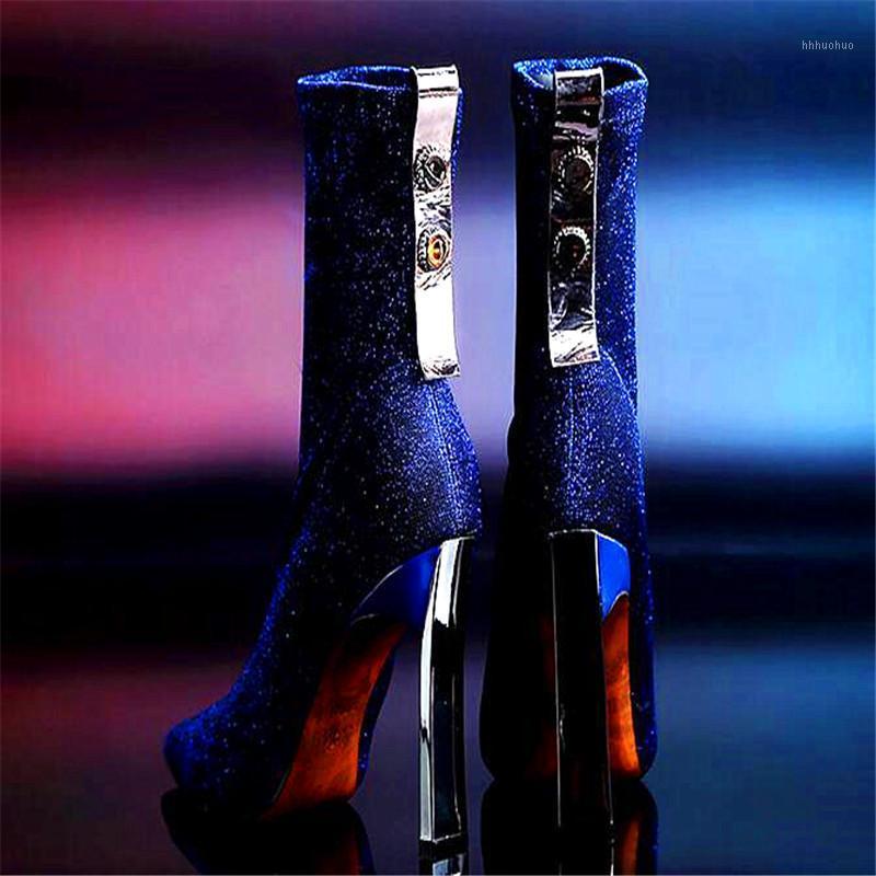 Autumn and winter new tube with thin and thin boots female boots sequins elastic pointed super high heel1, Black
Autumn and winter new tube with thin and thin boots female boots sequins elastic pointed super high heel1, Black
