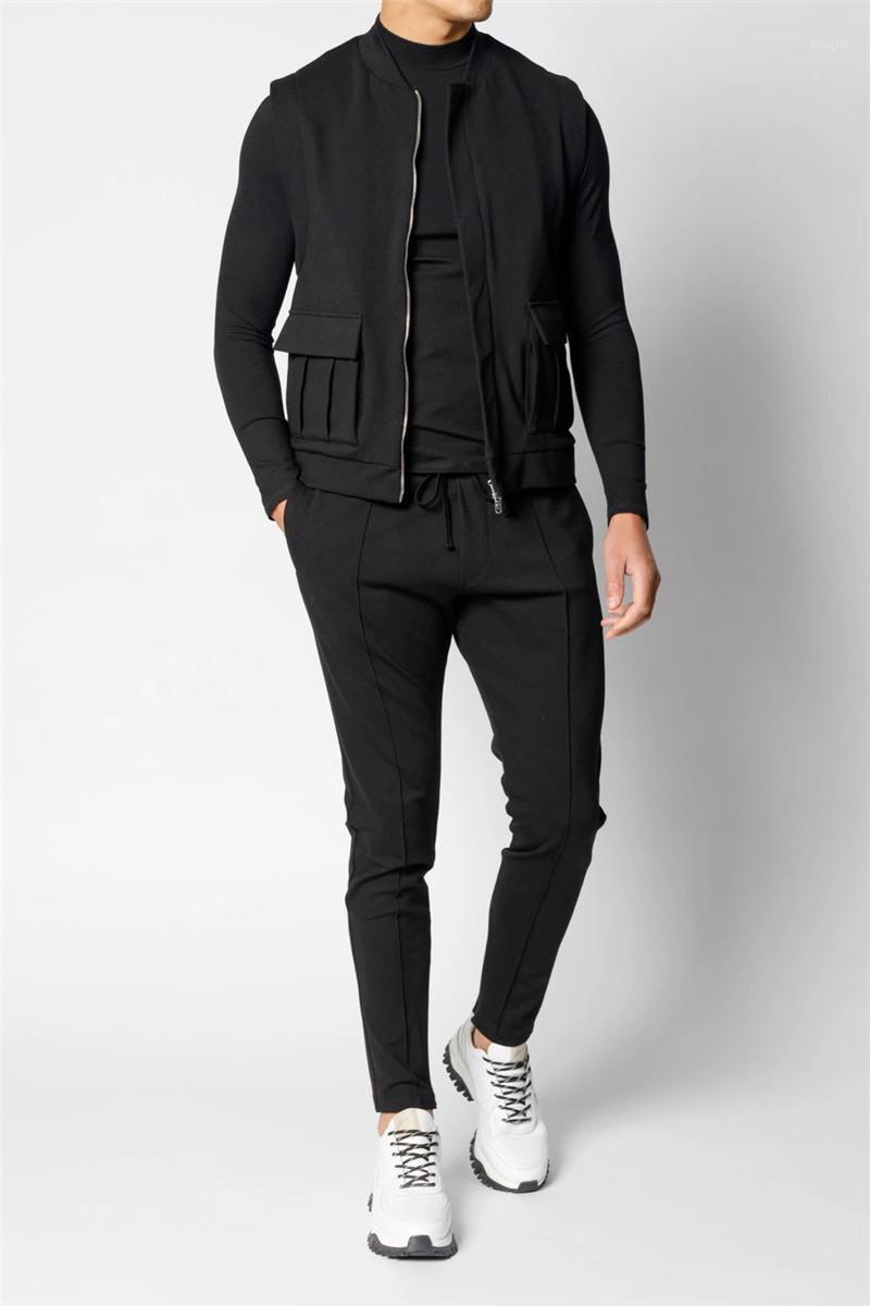 Tracksuits Men Sweatshirt 3 piece suit 2020 Gyms Sports sleeveless Jacket + Pants Men's Track Suit Sportswear Running1, Beige
Tracksuits Men Sweatshirt 3 piece suit 2020 Gyms Sports sleeveless Jacket + Pants Men's Track Suit Sportswear Running1, Beige