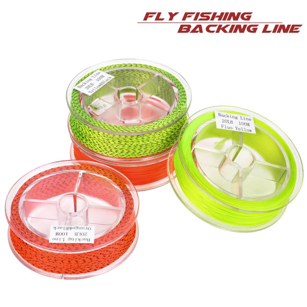 100m Fly Fishing Backing Line Floating 20LB 8 Strands Nylon Braided Rope Strong Flying Extension Line Fishing Tackle Accessories
100m Fly Fishing Backing Line Floating 20LB 8 Strands Nylon Braided Rope Strong Flying Extension Line Fishing Tackle Accessories
