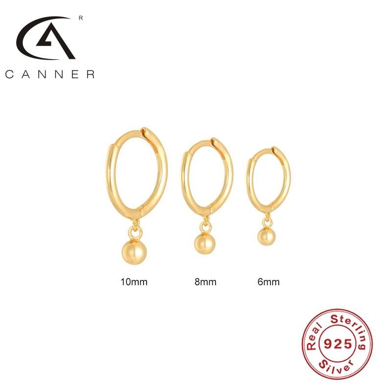 CANNER 925 Silver Earrings 3Pcs/Set S925 Sterling Plata Piercing Stud Ear Rings with Platium Gold Beads Dangle For Women Female
CANNER 925 Silver Earrings 3Pcs/Set S925 Sterling Plata Piercing Stud Ear Rings with Platium Gold Beads Dangle For Women Female