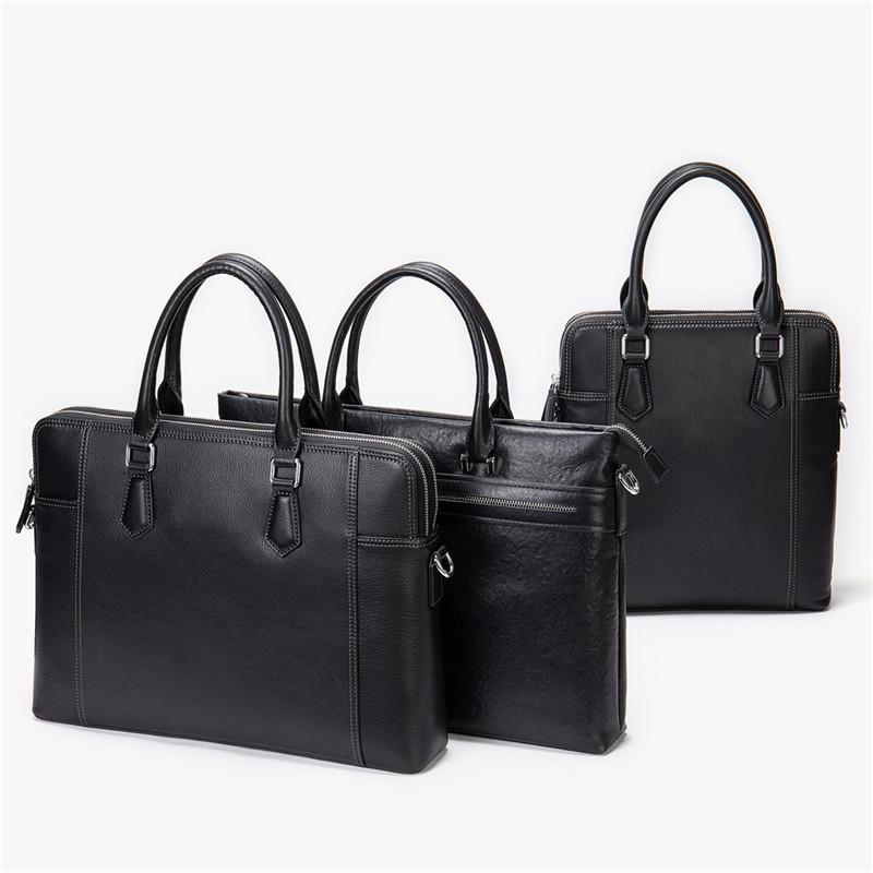 Fashion Men Briefcase Bag Genuine Leather Shoulder Messenger Bags Quality Tote Bag Business Handbag For 14" Laptop, B0168-5
Fashion Men Briefcase Bag Genuine Leather Shoulder Messenger Bags Quality Tote Bag Business Handbag For 14" Laptop, B0168-5