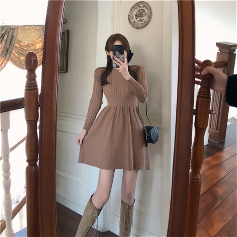 Spring Elegant Wool Knitted Long Sleeves Vintage Retro Feminine Dress As Lady 2zuh, Haji
Spring Elegant Wool Knitted Long Sleeves Vintage Retro Feminine Dress As Lady 2zuh, Haji