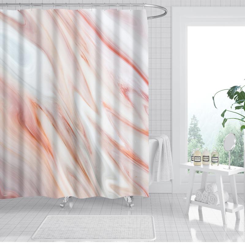 Waterproof Simple Light Pattern Line Single Printing Shower Curtain Polyester for Bathroom Decor with 12Hooks cortinas de bano
Waterproof Simple Light Pattern Line Single Printing Shower Curtain Polyester for Bathroom Decor with 12Hooks cortinas de bano