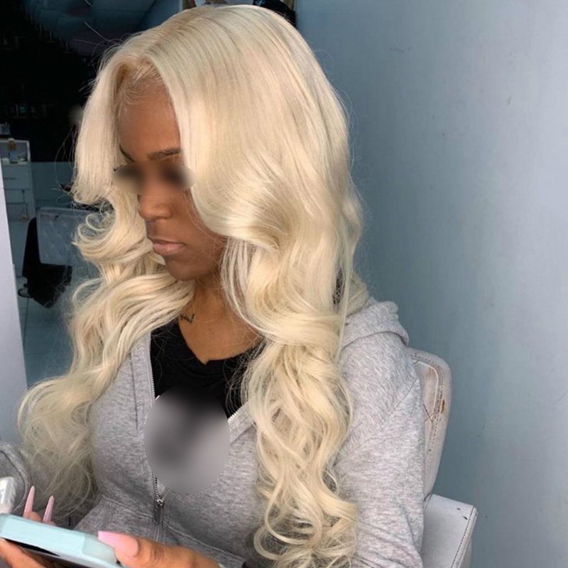 Multicolor Hair Wigs Mid Part Long Curly Hair European American Style Fashion High Temperature Silk Big Wavy WH0535