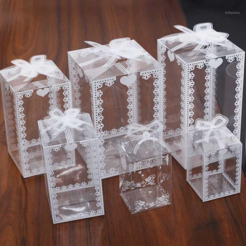 Wholesale 5/10pcs Lace Clear PVC Box Packing Wedding/Christmas Favor Cake Chocolate Candy Apple Gift Event Transparent Box/Case1
Wholesale 5/10pcs Lace Clear PVC Box Packing Wedding/Christmas Favor Cake Chocolate Candy Apple Gift Event Transparent Box/Case1