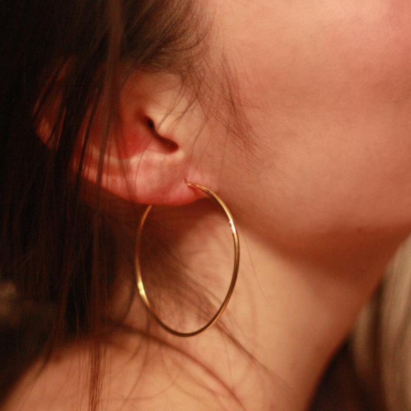 Women's Earrings 50mm Circle Big Large Hoop Gold Earring Stainless Steel Boho Fashion Jewelry Her Gifts for Best Friends Couple
Women's Earrings 50mm Circle Big Large Hoop Gold Earring Stainless Steel Boho Fashion Jewelry Her Gifts for Best Friends Couple