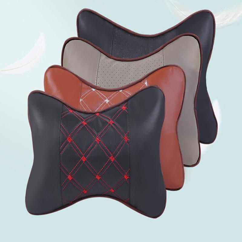 Seat Cushions Car Neck Pillows Both Side Pu Leather 1pcs Pack Headrest For Head Pain Relief Filled Fiber Universal Pillow
Seat Cushions Car Neck Pillows Both Side Pu Leather 1pcs Pack Headrest For Head Pain Relief Filled Fiber Universal Pillow