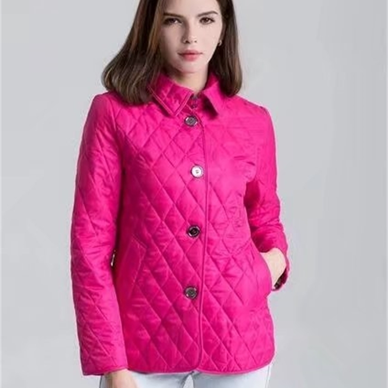 High Quality M-3XL New Spring and autumn Women Cotton Quilted Jacket Slim Fit Parkas Outerwear Female Winter jacket Coats 201019