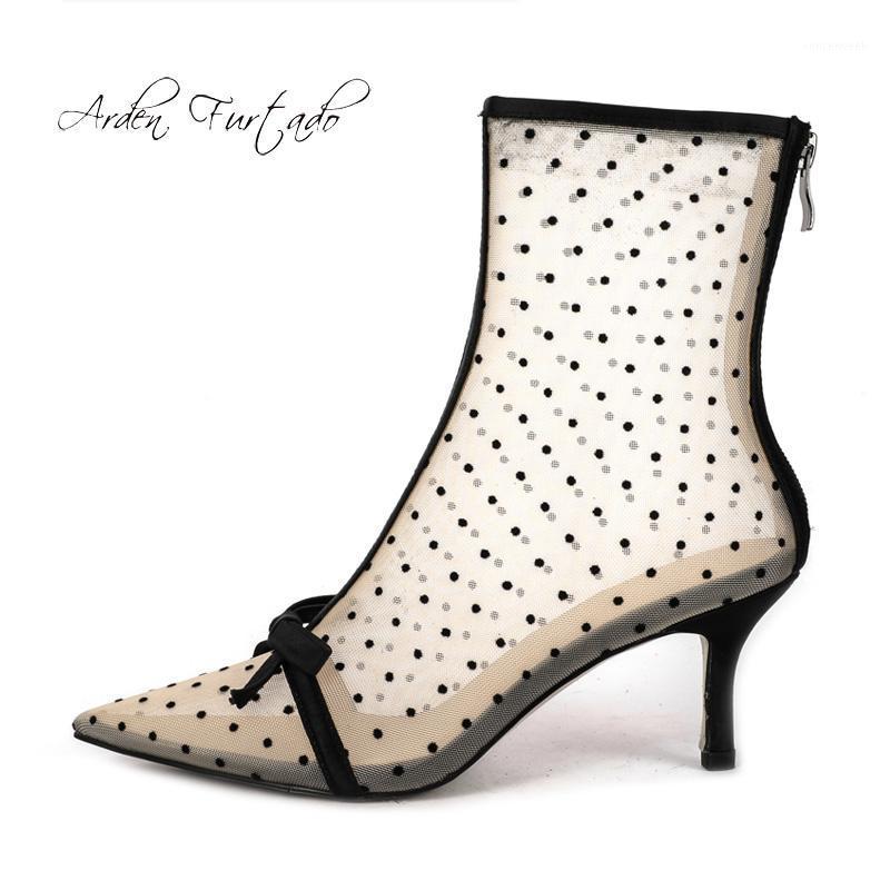 Arden Furtado 2020 Women's Shoes summer Pointed Toe stilettos Heels Classics Sexy Elegant Ladies Fashion polka dot mesh Boots 401, Black
Arden Furtado 2020 Women's Shoes summer Pointed Toe stilettos Heels Classics Sexy Elegant Ladies Fashion polka dot mesh Boots 401, Black