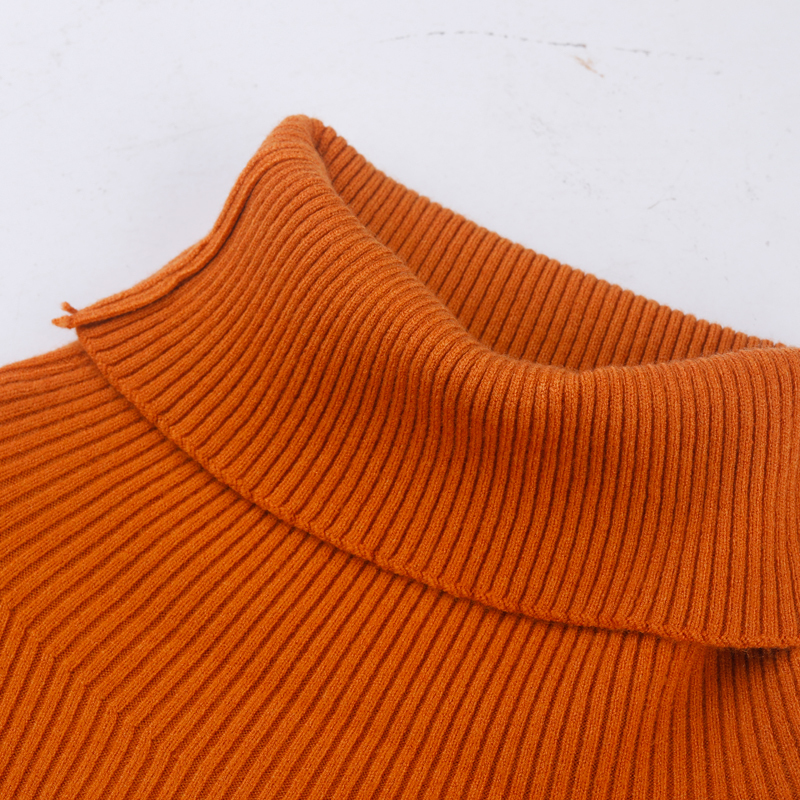 OUMENGKA Women Autumn Winter Casual Turtleneck Sweater Korean Style Cozy Knitted Warm Female Pullover Thumb hole Sweater 201225