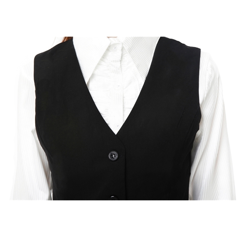 Cheap! Plus Size Red Black Women's Vest Work Wear Slim Short Veste Femme New Spring Waistcoat Office Lady Sleeveless Jacket 201031