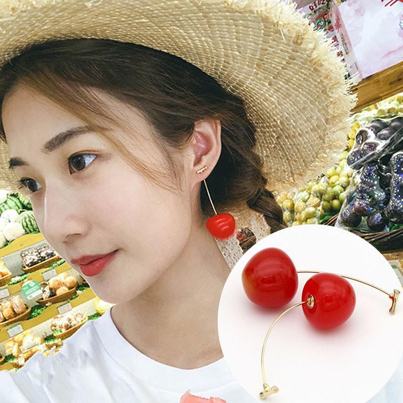 Dangle & Chandelier Simple Cute Fruit Red Cherry Gold Color Earrings For Women Girl Student Gift Bohemian Drop Jewelry1
Dangle & Chandelier Simple Cute Fruit Red Cherry Gold Color Earrings For Women Girl Student Gift Bohemian Drop Jewelry1