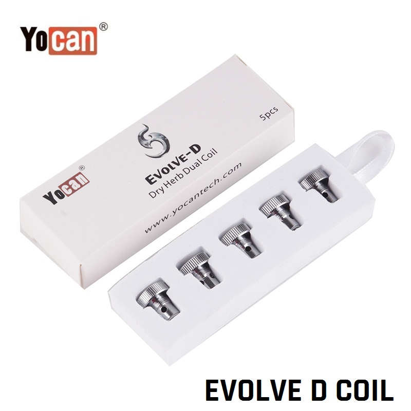 Authentic Yocan Evolve D Coil Head Dual Coil Replacement for Evolve D Herbal Dry Herb Starter Kit ECig Vape Core
Authentic Yocan Evolve D Coil Head Dual Coil Replacement for Evolve D Herbal Dry Herb Starter Kit ECig Vape Core