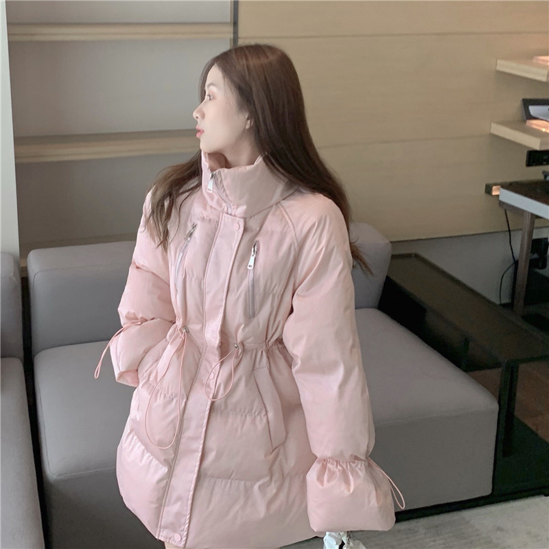2021 New Korean Women's Winter Coat Turtlenecks Shiny Rise Bubble Adjustable Waist Mid-length Down Puffer Jacket Mainly 90SR, White
2021 New Korean Women's Winter Coat Turtlenecks Shiny Rise Bubble Adjustable Waist Mid-length Down Puffer Jacket Mainly 90SR, White