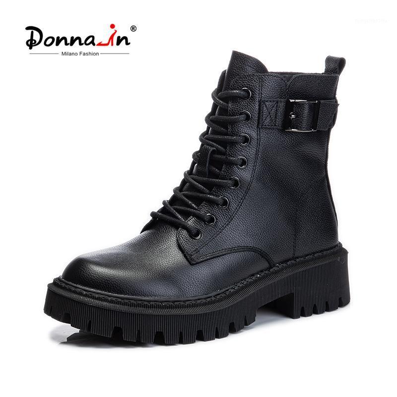 Donna-in Buckle Strap Genuine Leather Black Boots Lace Up Short Plush Autumn Winter Chunky Boots Female Motorcycle1, Pigskin
Donna-in Buckle Strap Genuine Leather Black Boots Lace Up Short Plush Autumn Winter Chunky Boots Female Motorcycle1, Pigskin
