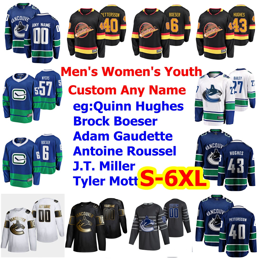 S-6XL Golden Edition Vancouver Canucks Hockey Jerseys 47 Sven Baertschi Nikolay Goldobin Ben Hutton Adam Gaudette Jordie Benn Custom Stitche, Black;red
S-6XL Golden Edition Vancouver Canucks Hockey Jerseys 47 Sven Baertschi Nikolay Goldobin Ben Hutton Adam Gaudette Jordie Benn Custom Stitche, Black;red