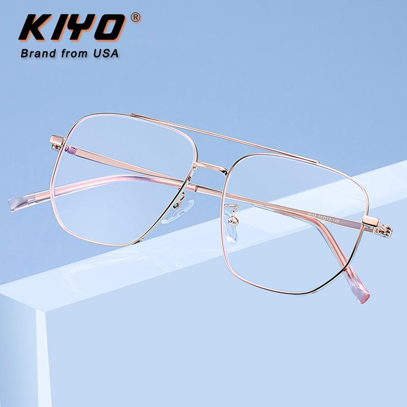 KIYO Brand 2020 New Women Men Fashion Anti Blue Light Optical Frame Metal Eyeglasses Frames Square Spectacles Glasses 9655
KIYO Brand 2020 New Women Men Fashion Anti Blue Light Optical Frame Metal Eyeglasses Frames Square Spectacles Glasses 9655